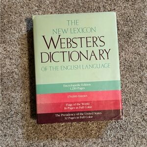 Vintage Webster's Dictionary